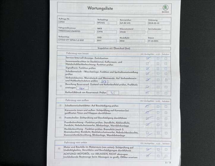 Škoda Citigo Hatchback 999,0 44 kw