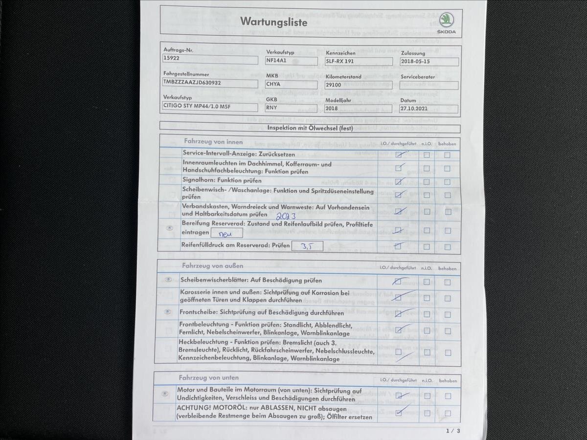 Škoda Citigo Hatchback 999,0 44 kw