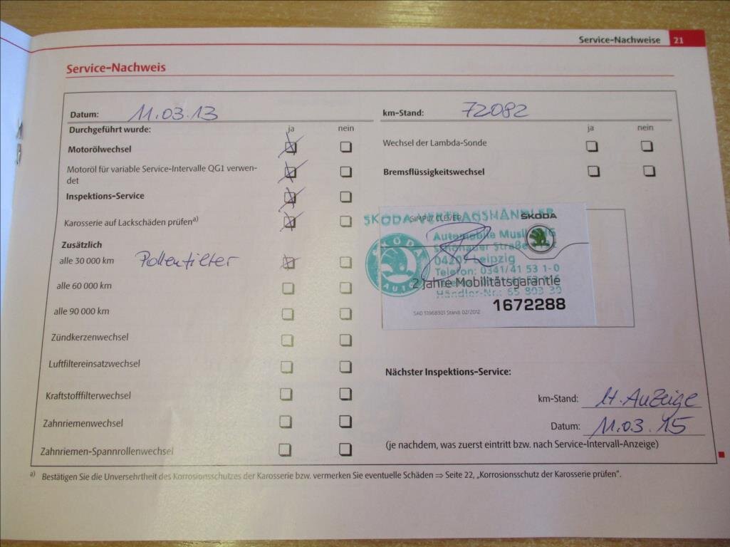 Škoda Octavia Kombi 1,4 l 90 kw