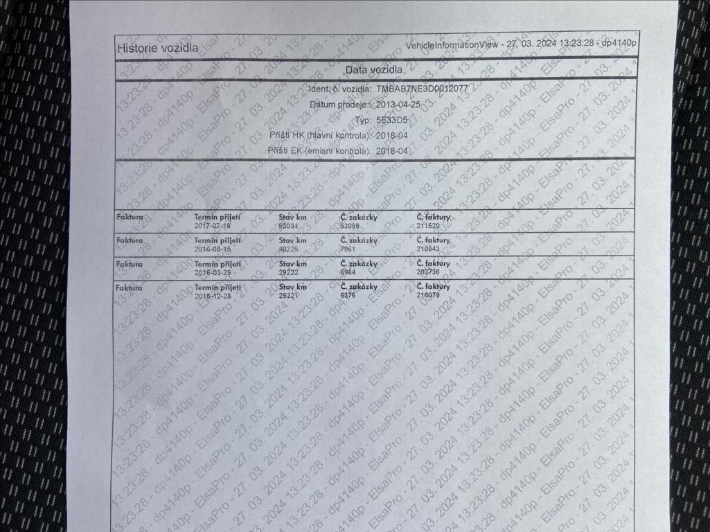 Škoda Octavia Sedan / Limuzína 1,2 l 77 kw