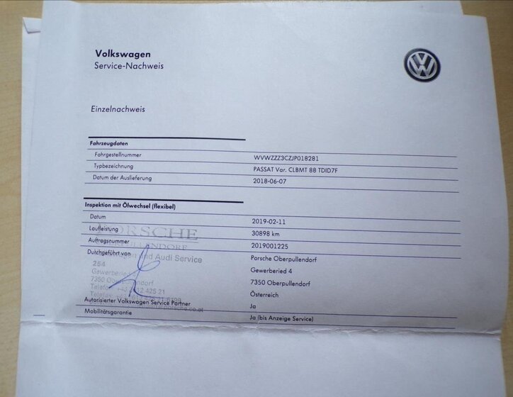 Volkswagen Passat Kombi 1,6 l 88 kw