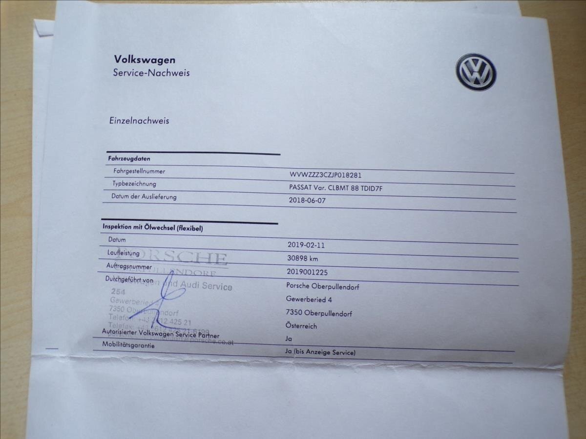 Volkswagen Passat Kombi 1,6 l 88 kw