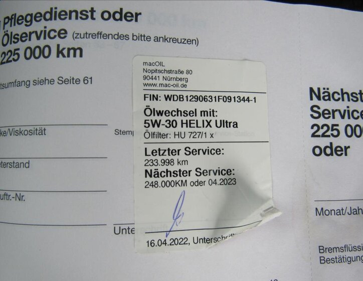 Mercedes-Benz SL Kabriolet 3,2 l 170 kw