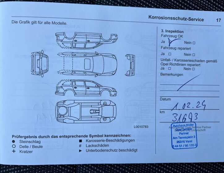 Opel Astra Kombi 1,2 l 96 kw