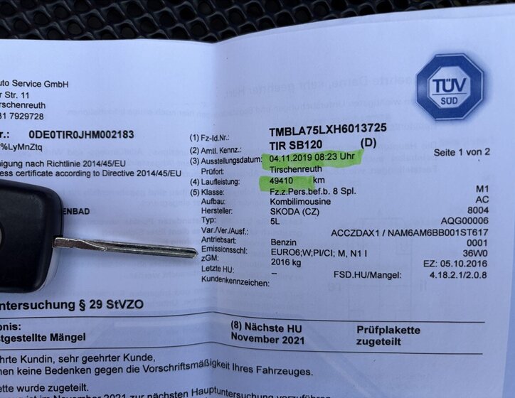 Škoda Yeti Hatchback 1,4 l 110 kw