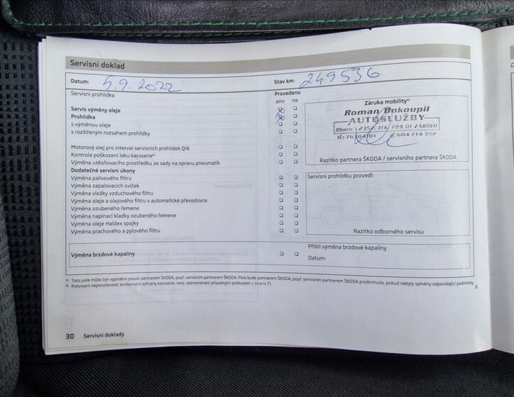 Škoda Octavia Sedan / Limuzína 2,0 l 110 kw