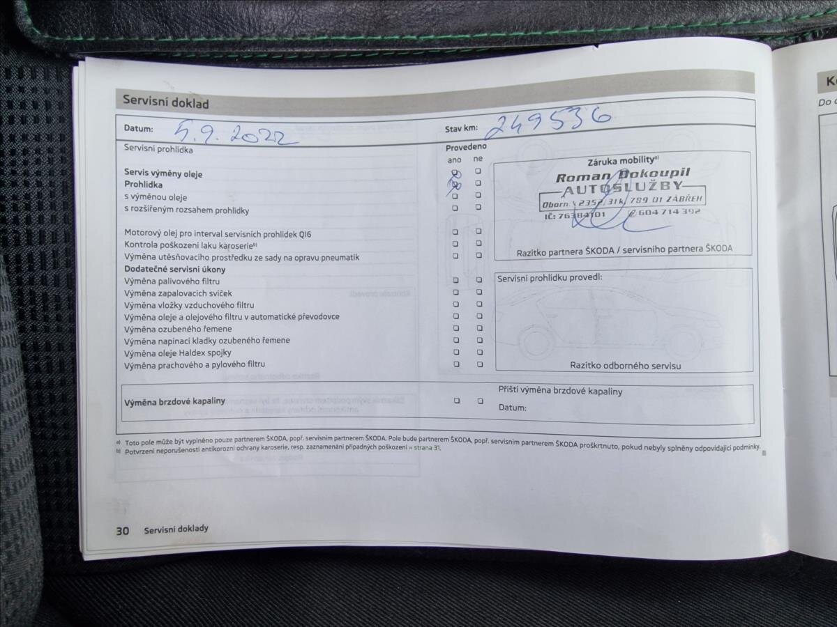 Škoda Octavia Sedan / Limuzína 2,0 l 110 kw