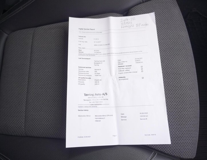 Mercedes-Benz Třídy E Kombi 2,0 l 143 kw