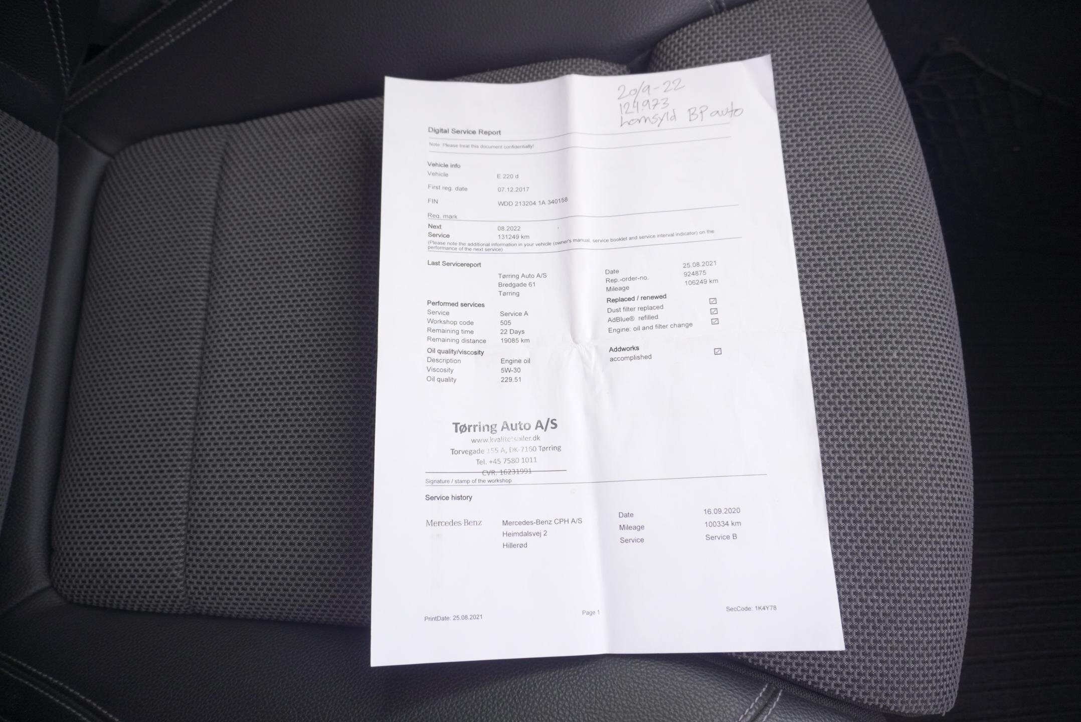 Mercedes-Benz Třídy E Kombi 2,0 l 143 kw