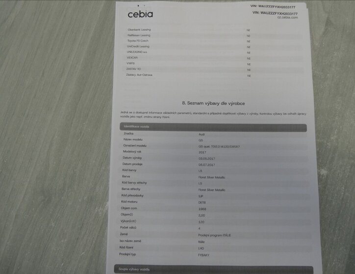 Audi Q5 SUV / Terénní 2,0 l 120 kw