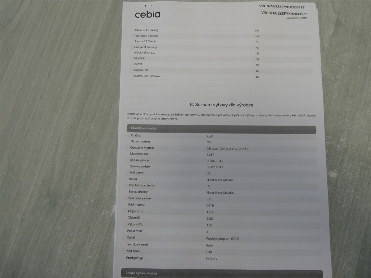 Audi Q5 SUV / Terénní 2,0 l 120 kw