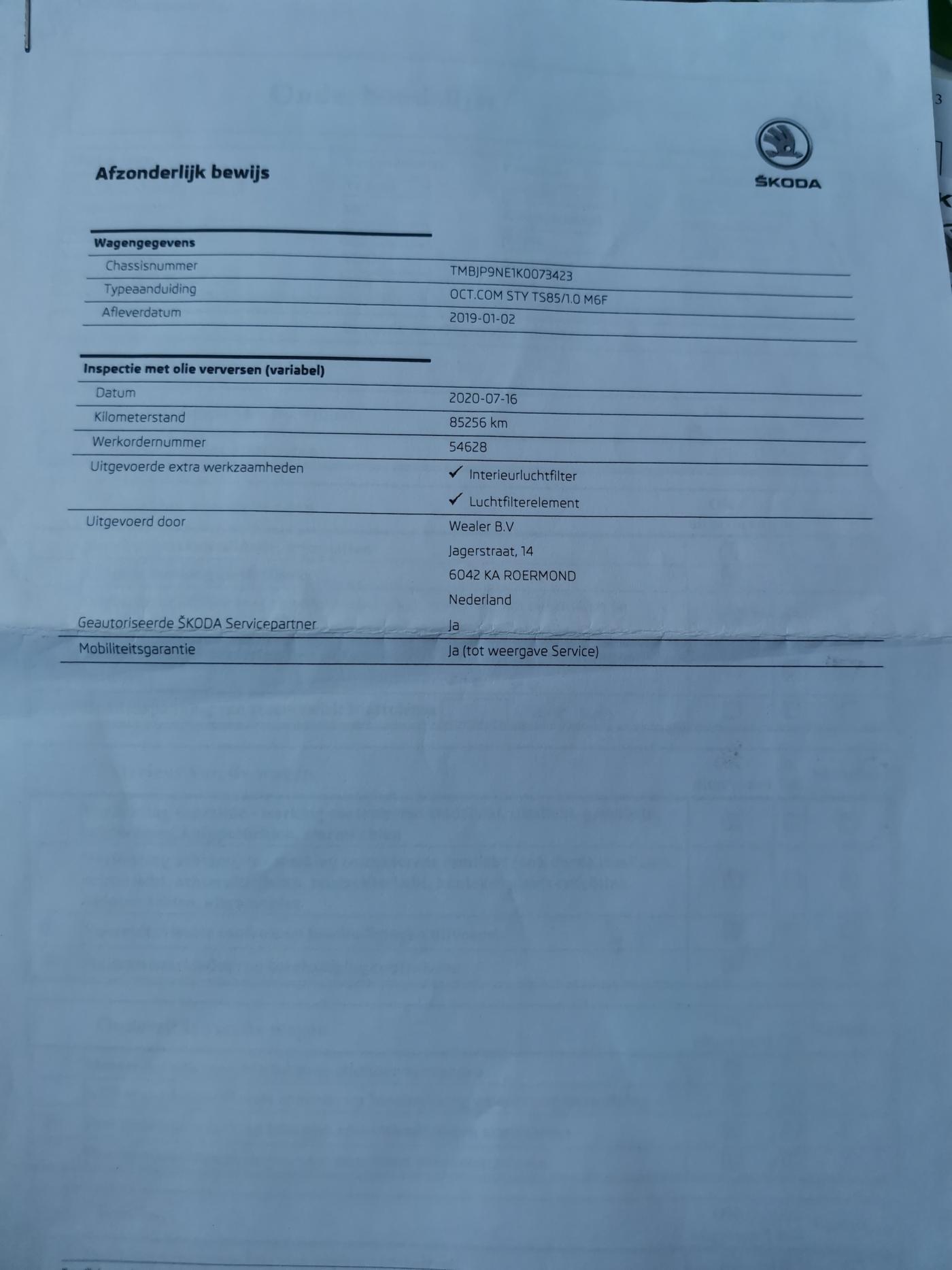 Škoda Octavia Kombi 999,0 85 kw