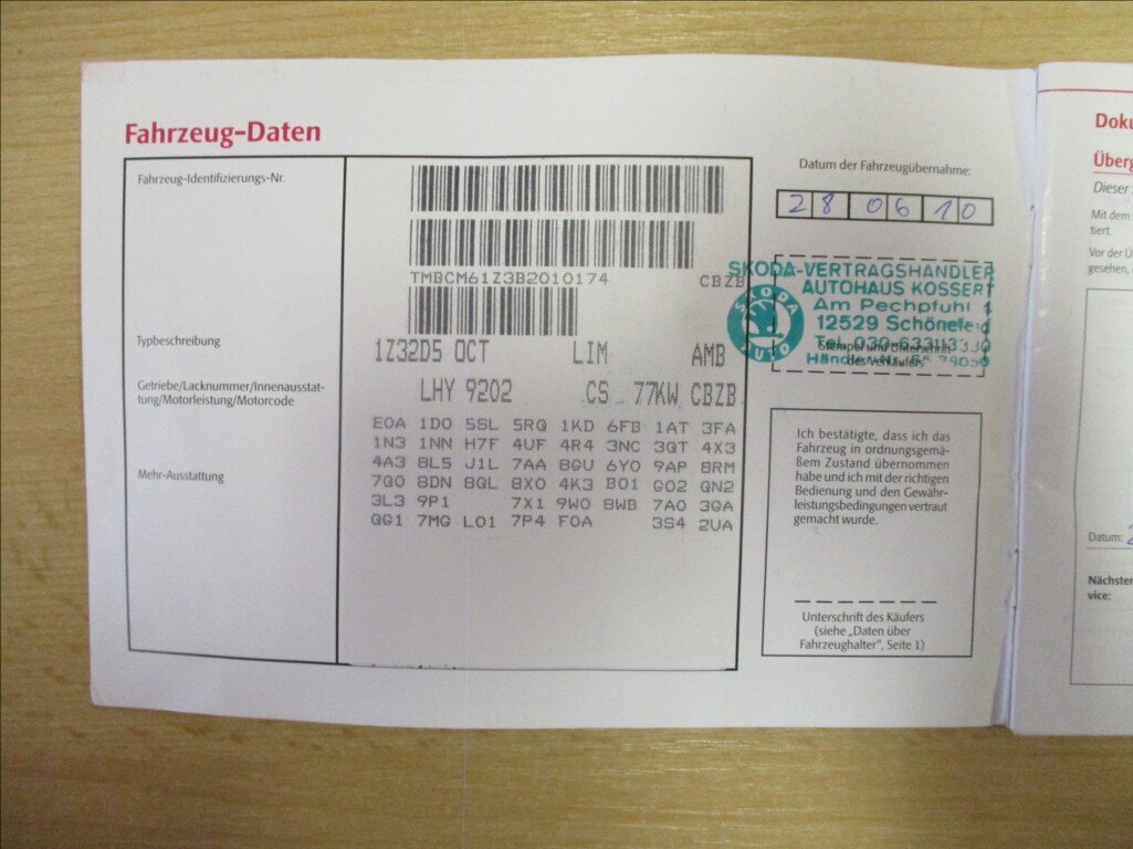 Škoda Octavia Sedan 1,2 l 77 kw