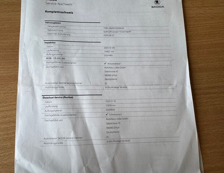 Škoda Superb Kombi 1,8 l 132 kw