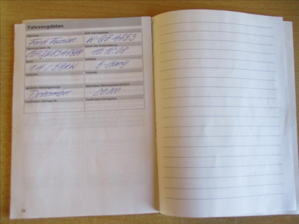 Ford Fusion Hatchback 1,4 l 58 kw