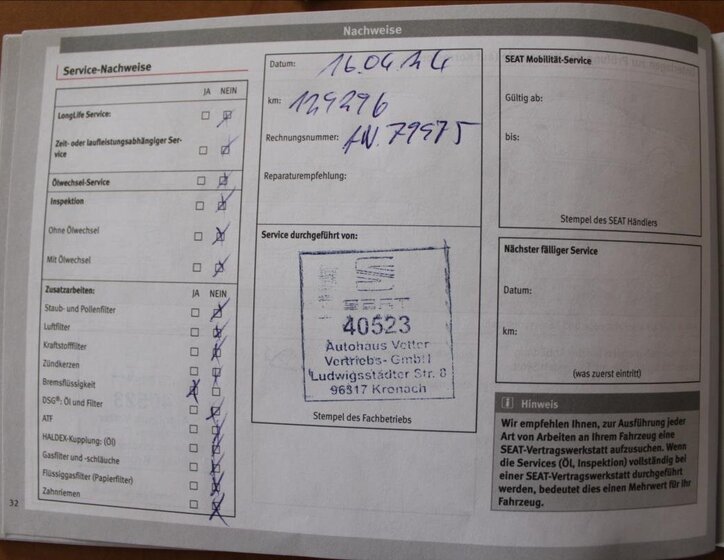 Seat Leon Kombi 1,6 l 85 kw