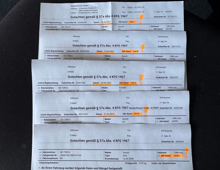 Suzuki SX4 Hatchback 1,6 l 79 kw