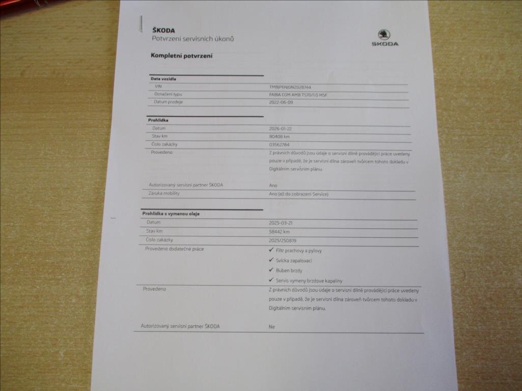 Škoda Fabia Kombi 999,0 70 kw