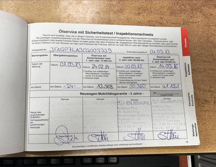 Subaru XV SUV / Terénní 2,0 l 110 kw