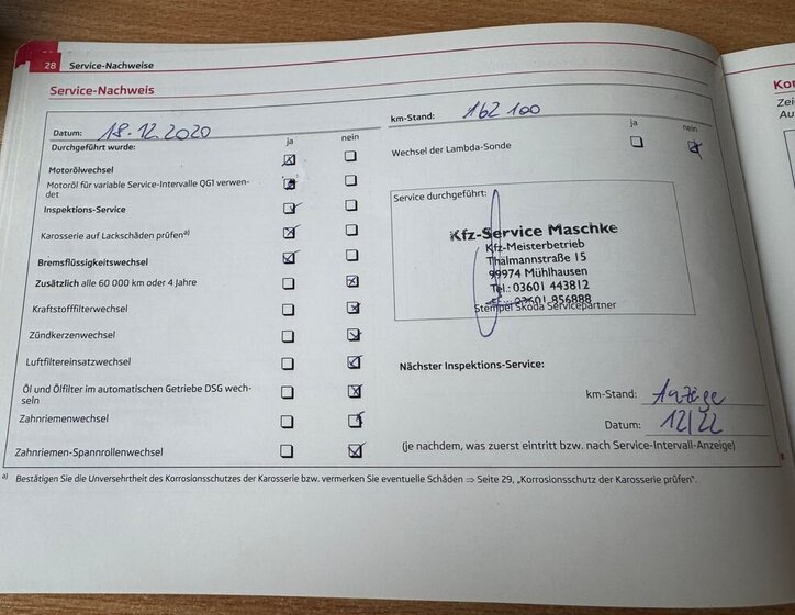 Škoda Superb Kombi 3,6 l 191 kw