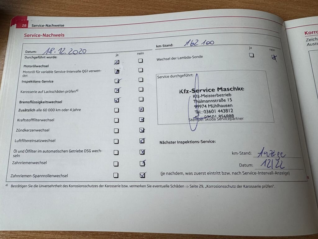 Škoda Superb Kombi 3,6 l 191 kw