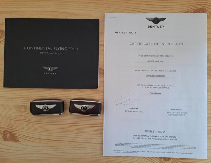 Bentley Continental Flying Spur Sedan / Limuzína 6,0 l 412 kw