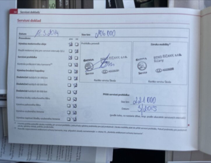 Škoda Octavia Sedan / Limuzína 1,9 l 77 kw