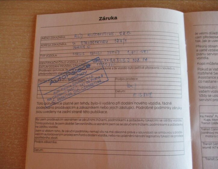 Ford Focus Kombi 1,6 l 77 kw