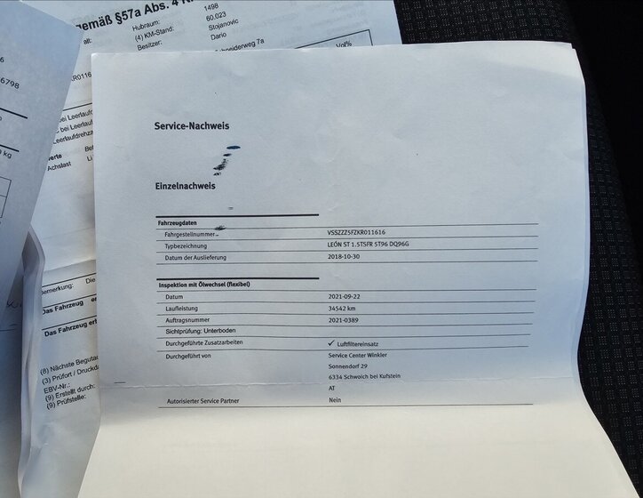 Seat Leon Kombi 1,5 l 96 kw