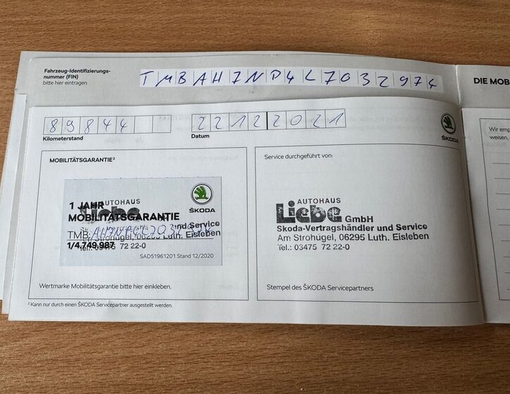 Škoda Superb Liftback 2,0 l 110 kw