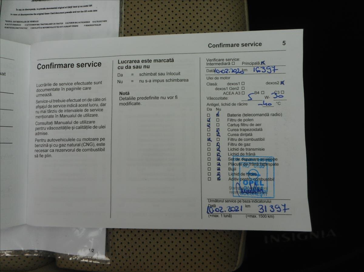 Opel Insignia Kombi 2,0 l 125 kw