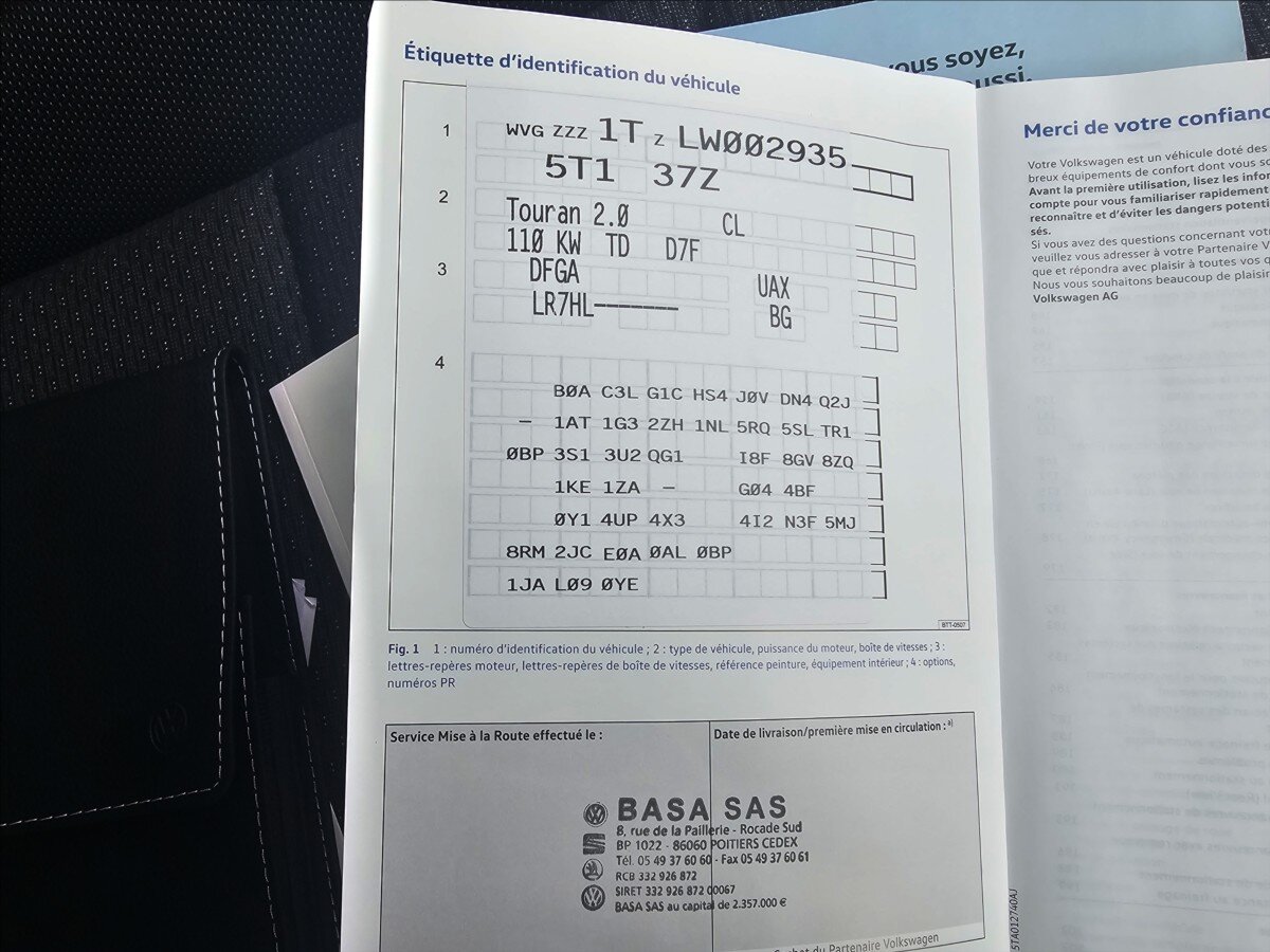 Volkswagen Touran Kombi 2,0 l 110 kw