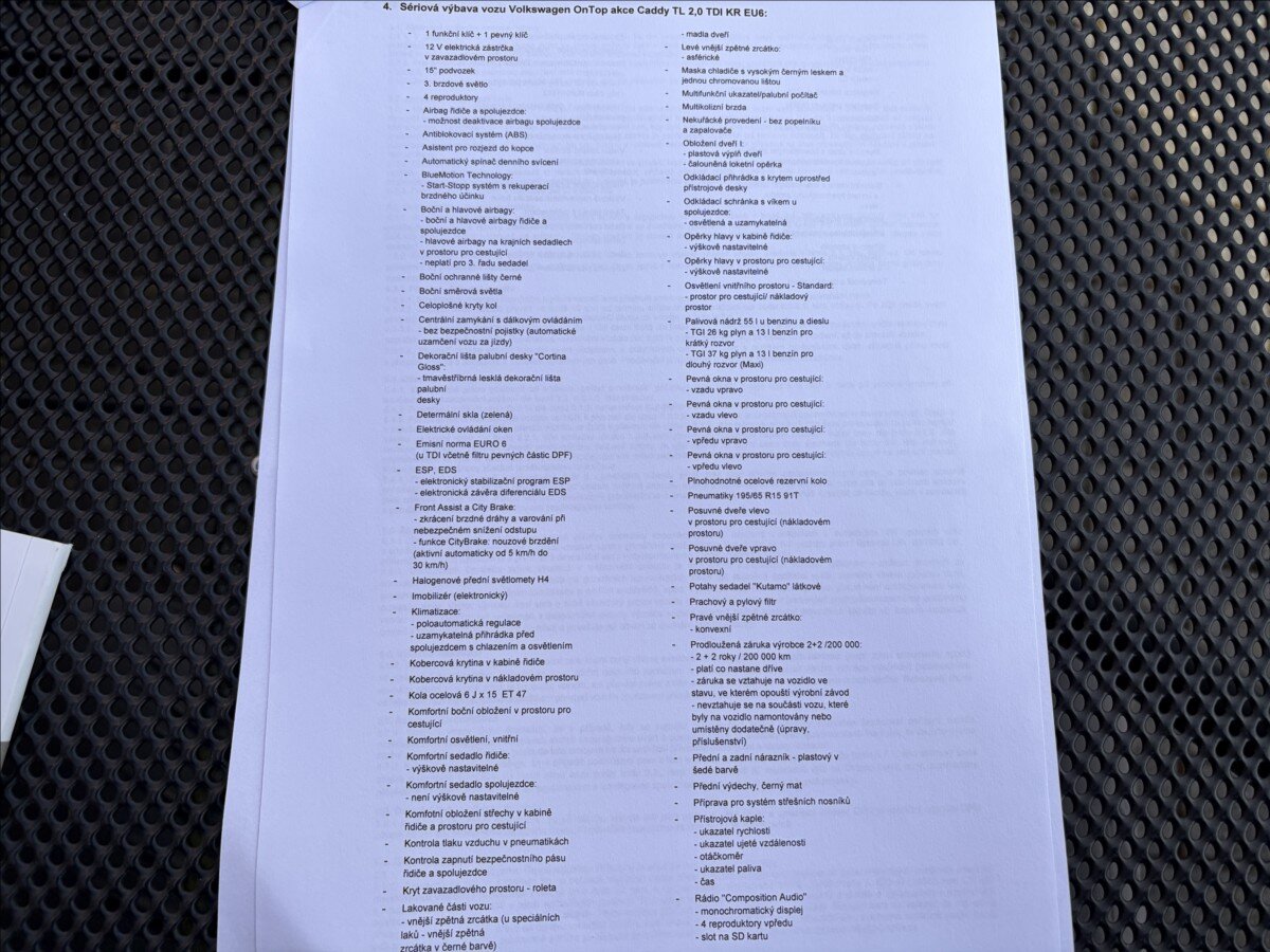 Volkswagen Caddy Kombi 2,0 l 75 kw