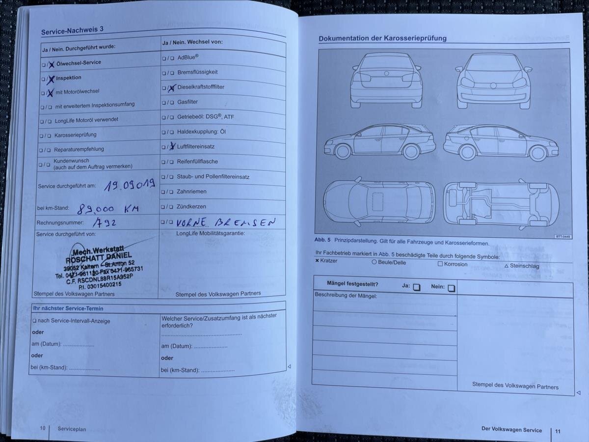 Volkswagen Touran MPV 1,6 l 77 kw