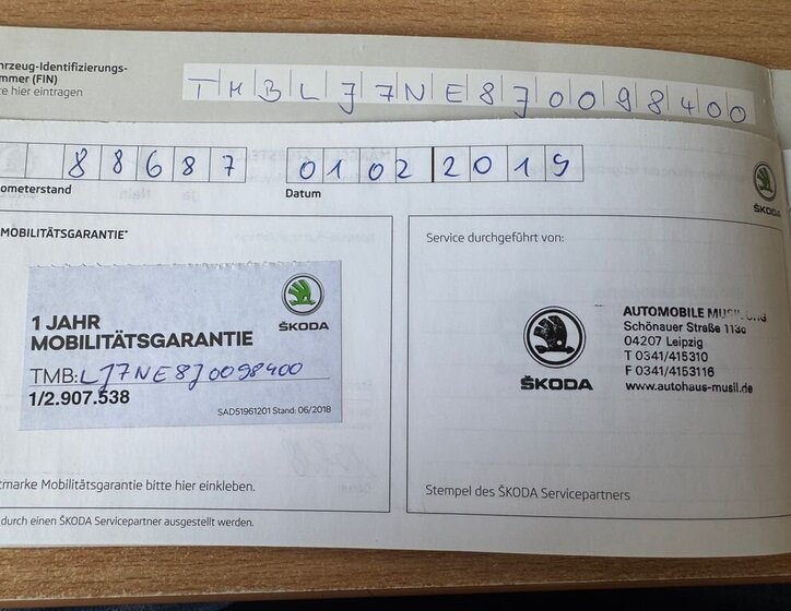 Škoda Octavia Kombi 2,0 l 110 kw