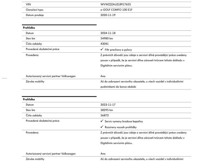 Volkswagen Golf Hatchback 0,0 100 kw