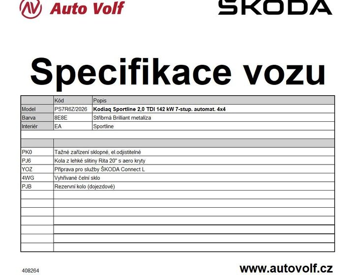 Škoda Kodiaq SUV 2,0 l 142 kw