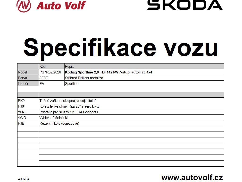 Škoda Kodiaq SUV 2,0 l 142 kw