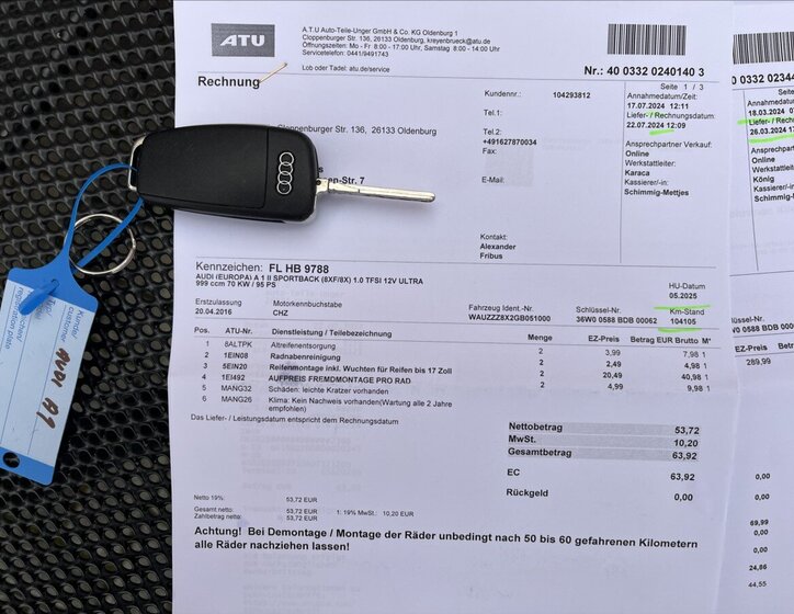 Audi A1 Hatchback 70,0 70 kw