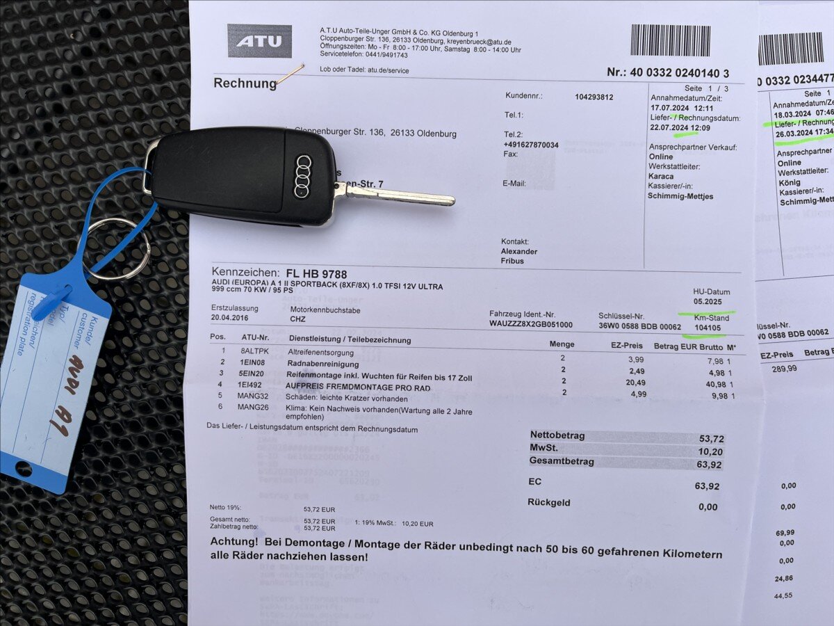 Audi A1 Hatchback 70,0 70 kw