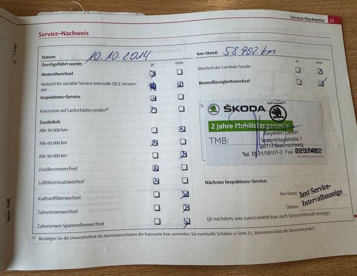 Škoda Fabia Hatchback 1,2 l 51 kw