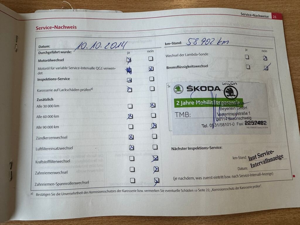 Škoda Fabia Hatchback 1,2 l 51 kw