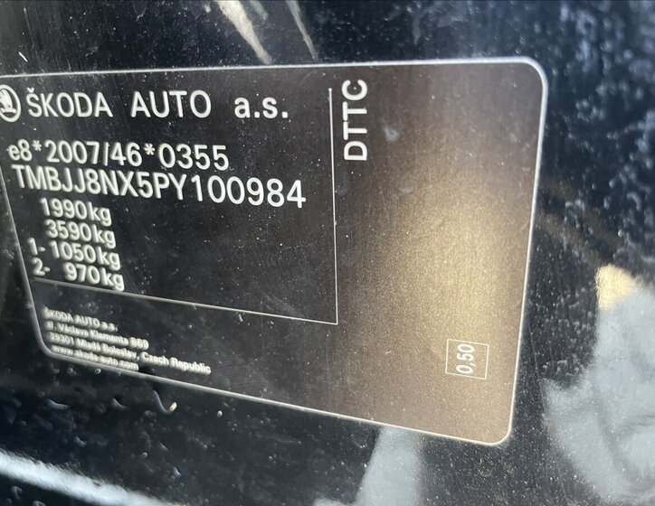 Škoda Octavia Kombi 2,0 l 110 kw