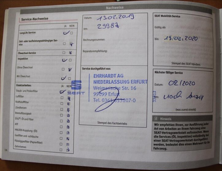 Seat Leon Kombi 1,6 l 85 kw