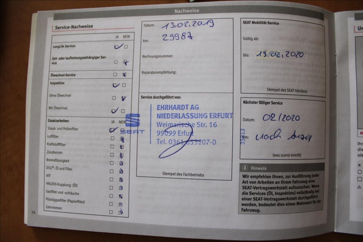 Seat Leon Kombi 1,6 l 85 kw