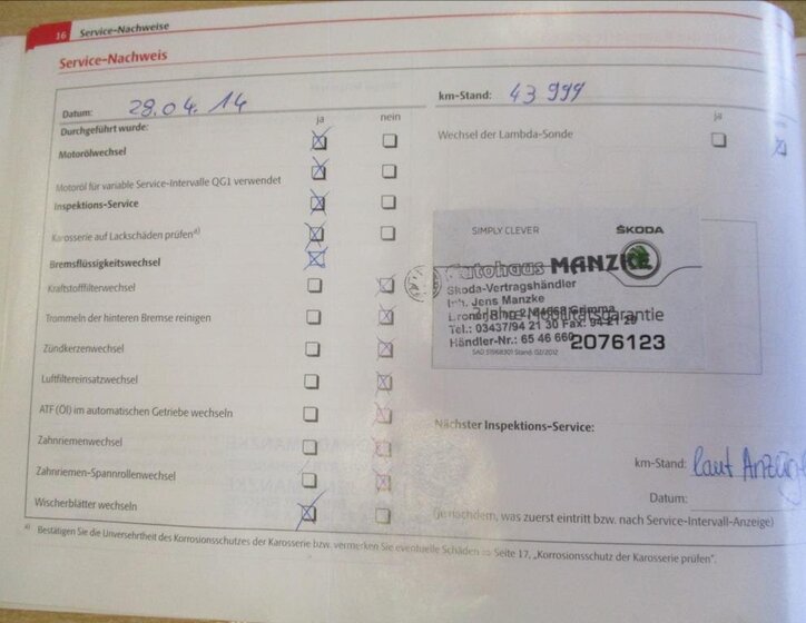 Škoda Roomster MPV 1,4 l 63 kw