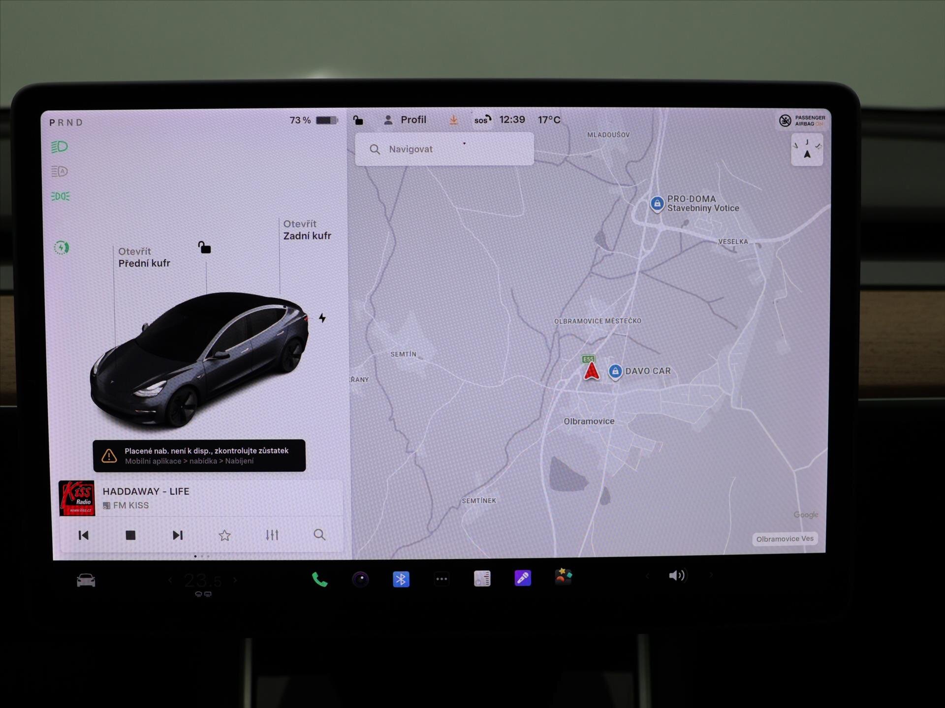 Tesla Model 3 Sedan / Limuzína 0,0 239 kw