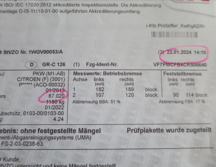 Citroën C1 Hatchback 998,0 50 kw