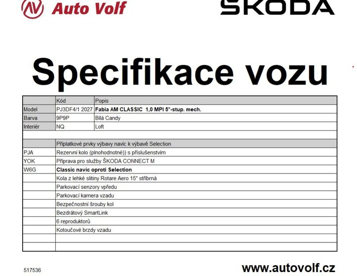 Škoda Fabia Hatchback 999,0 59 kw