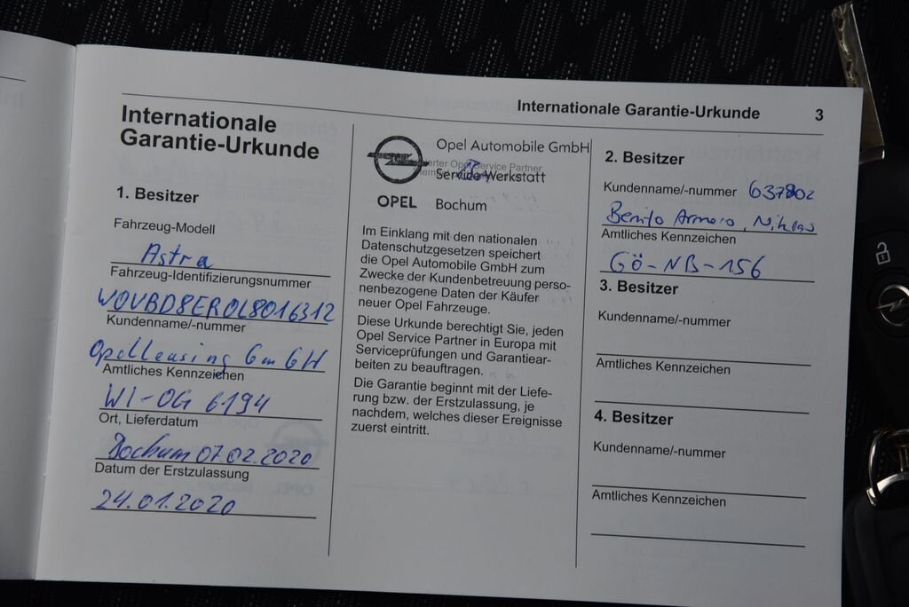 Opel Astra Kombi 1,2 l 81 kw